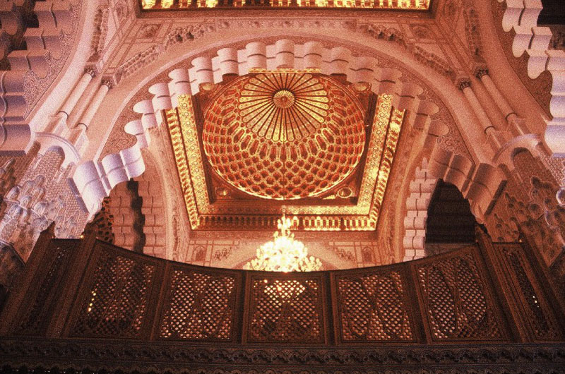 Interior of Hassan II Mosque, Casablanca